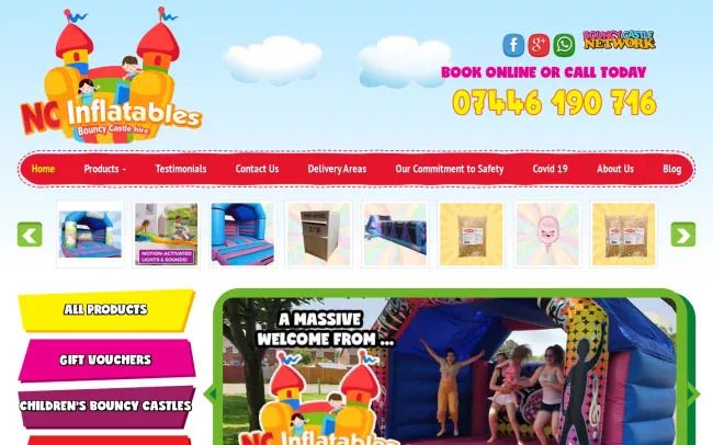 NCInflatables - Bouncy Castle hire in Worcester