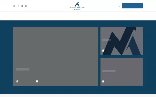 Screenshot of the Network Marketing Watch Blog