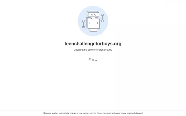 Screenshot of the New Hope Boys Home Website