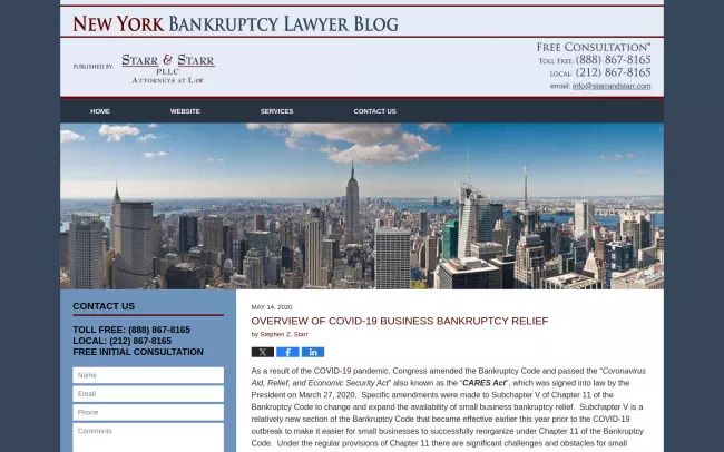 New York Bankruptcy Lawyer Blog