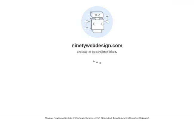 Screenshot of the Ninety Web Design | Fort Lauderdale Web Design Website