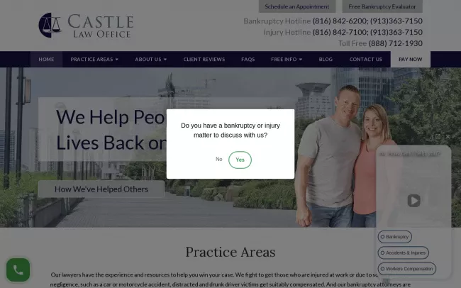 Screenshot of the Norman and Graves, LLC Website