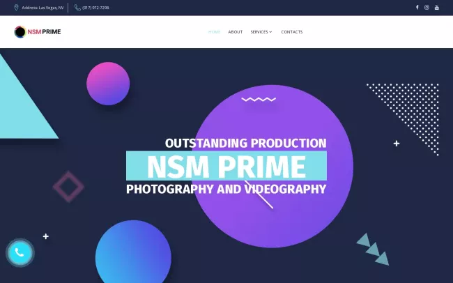 Screenshot of the NSM Prime Media Group Website