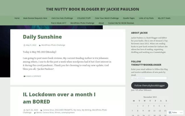 The Nutty Book Blogger