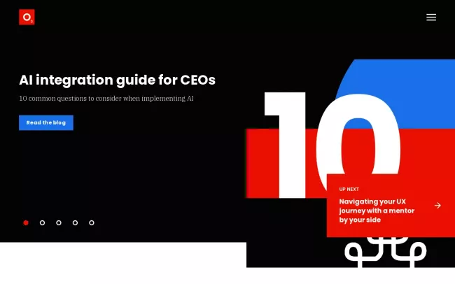 Screenshot of the O3 World, LLC Website