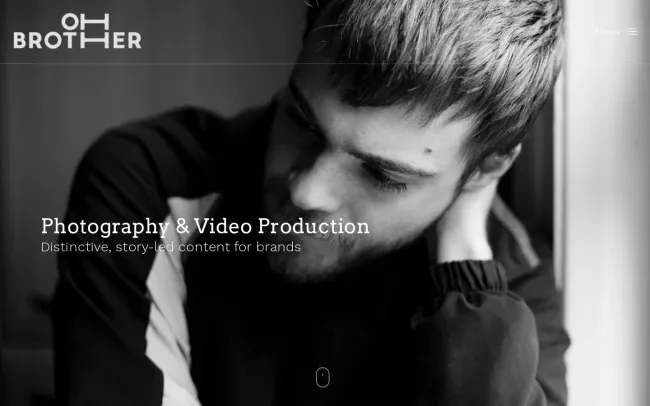 Screenshot of the Oh Brother Creative Website