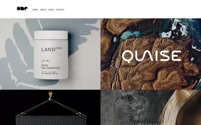 Screenshot of the One Design Company Website