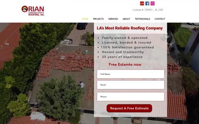 Orian Roofing And Construction Inc.