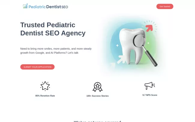 Screenshot of the Pediatric Dentist SEO Blog