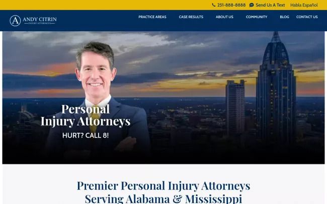 Personal Injury Lawyers Mobile - Andy Citrin Injury Attorneys