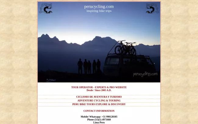 Peru Cycling