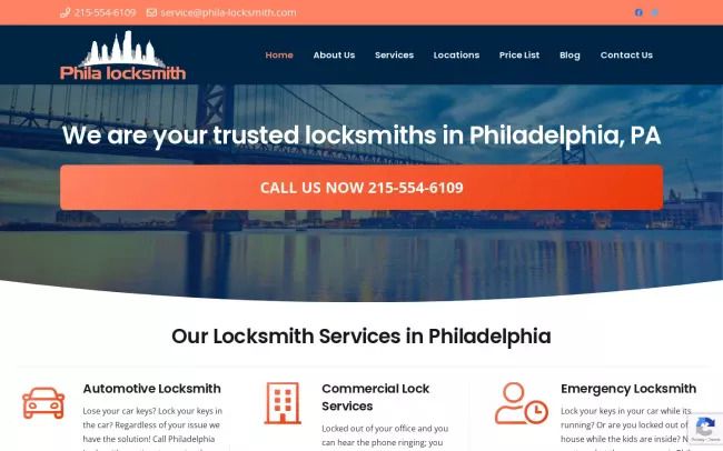 Phila Lockstmih A 24 Hour Locksmith Company