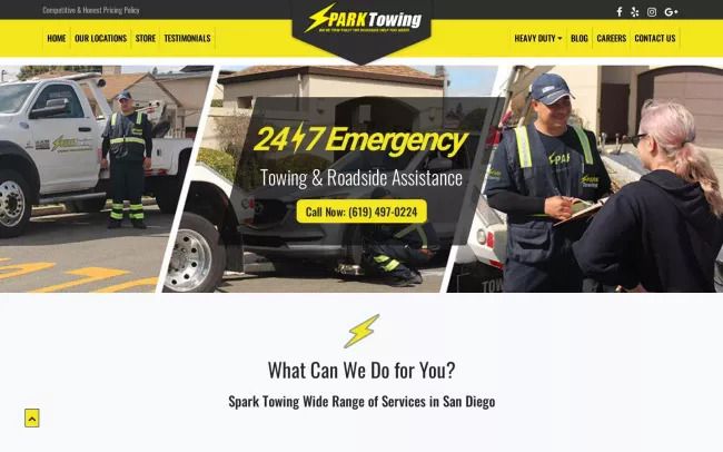 Premium Towing & Roadside Assistance Services in San Diego