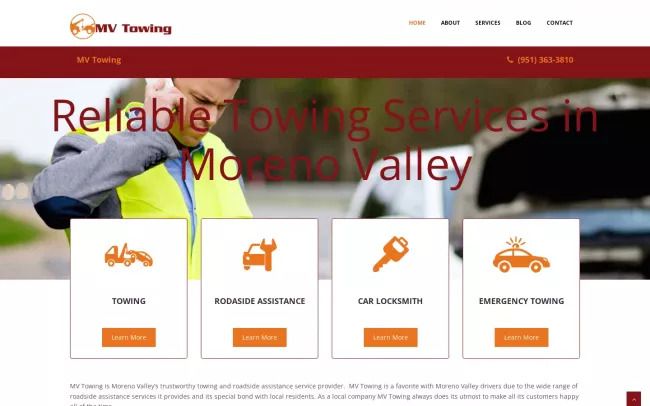 Premium Towing & Roadside Help Services in Moreno Valley