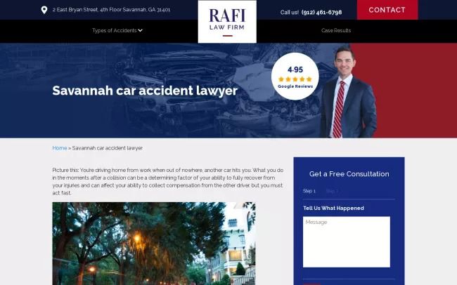 Rafi Law Firm - Savannah Car Accident Lawyer