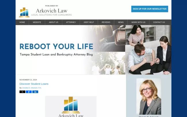 Reboot Your Life: Tampa Student Loan and Bankruptcy Attorney Blog