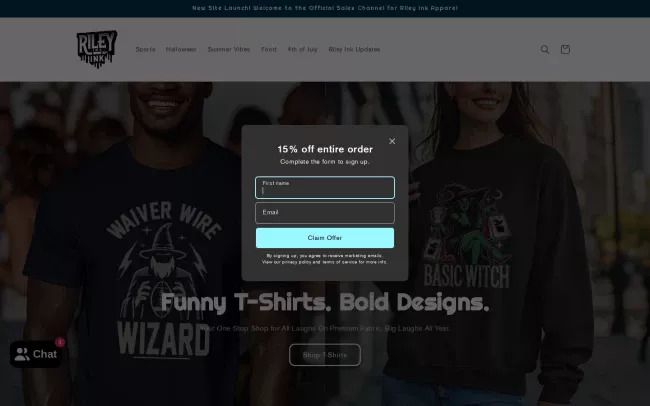 Riley Ink - Funny T-Shirts