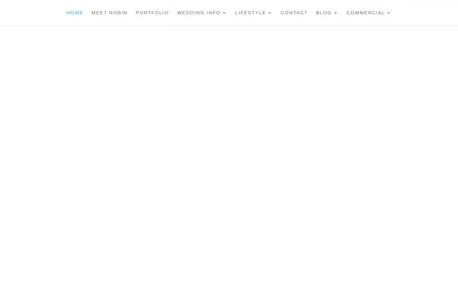 Screenshot of the Robin Goodlad Photography Website