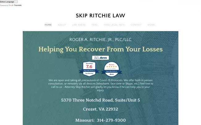 Roger A. Ritchie, Jr. PLC Skip Ritchie Law