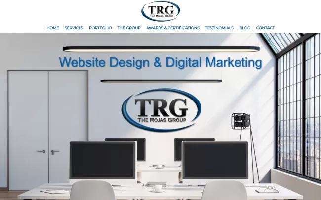 Screenshot of the The Rojas Group Website