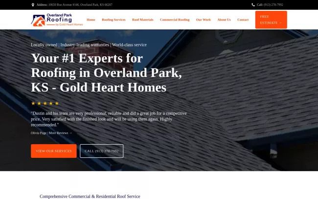 Roofing Overland Park KS