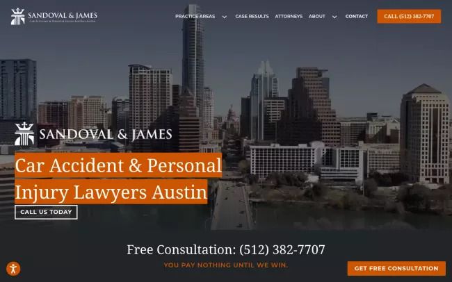 Sandoval & James Car Accident & Personal Injury Lawyers Austin