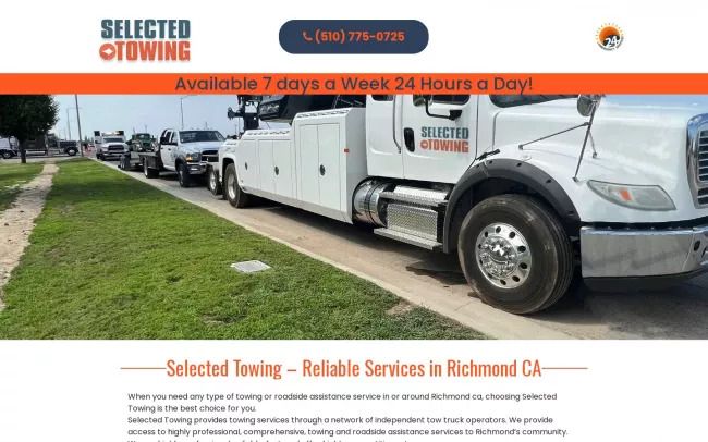 Selected Towing in Richmond CA