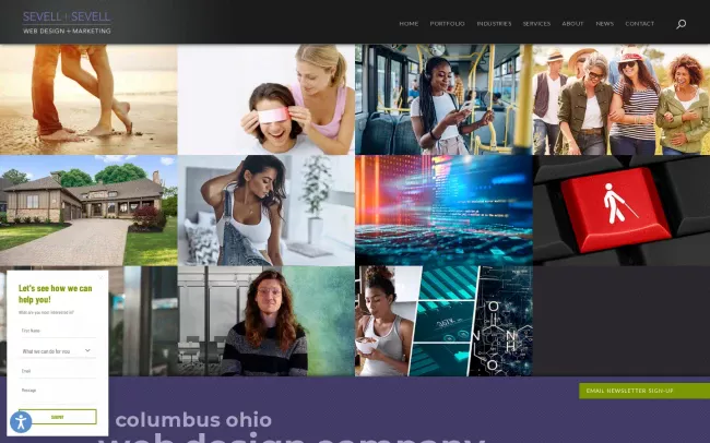 Screenshot of the Sevell + Kropp Inc. Website