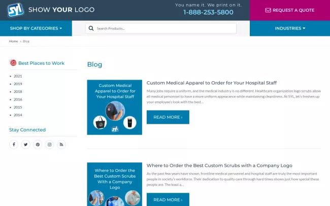 Show Your Logo Blog