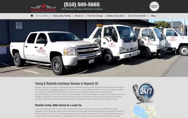 Silverline Towing  - Towing And Roadside Assistance In Hayward, CA