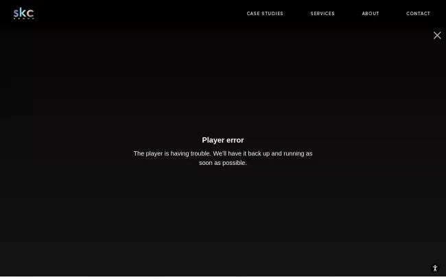 Screenshot of the SKC Group Website