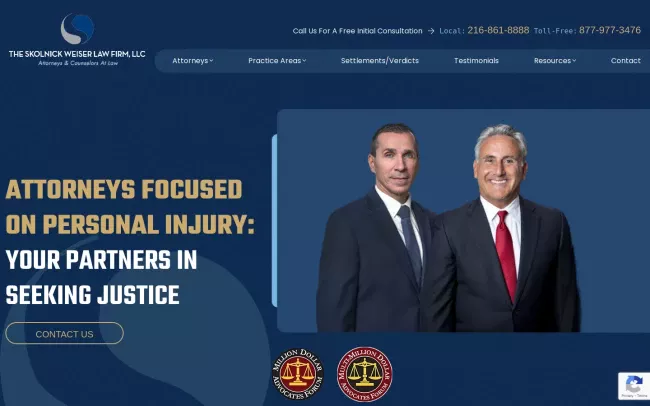 Screenshot of the The Skolnick Weiser Firm, LLC Website