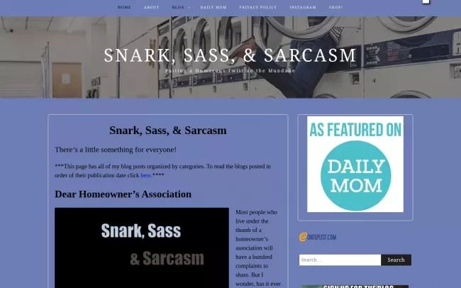 Snark, Sass, & Sarcasm