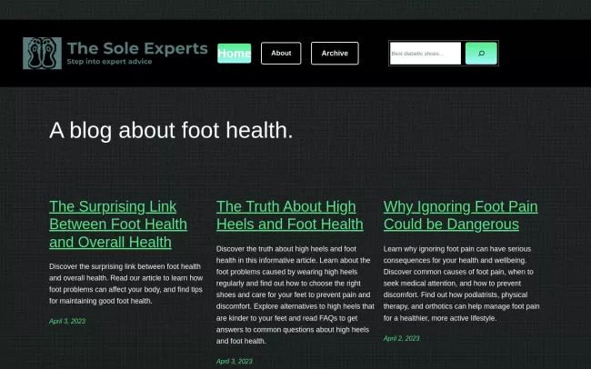 The Sole Experts - Step into Expert Advice