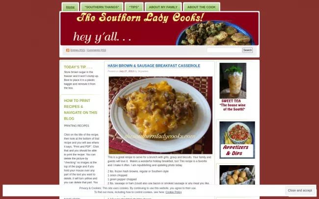  The Southern Lady Cooks
