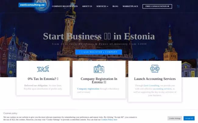 Start Company in Estonia - Eesti Consulting