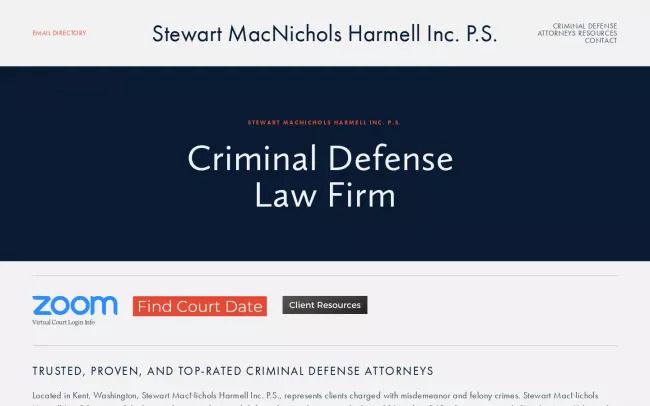 Stewart MacNichols Harmell Inc PS