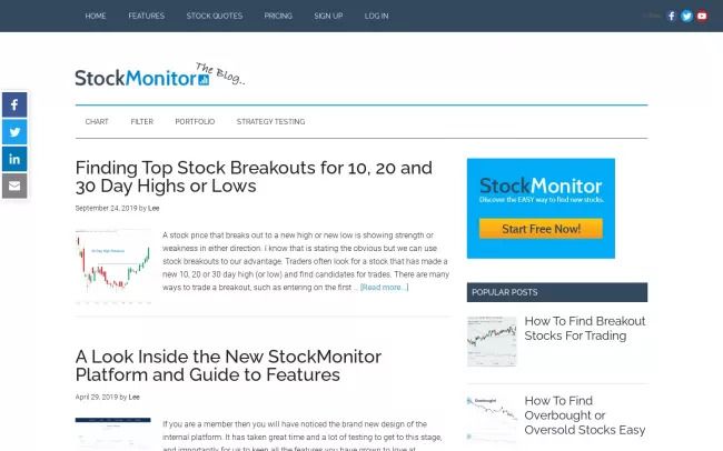 Stock Monitor Blog