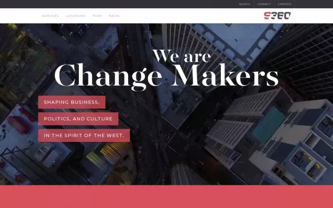 Screenshot of the Strategies 360 Website