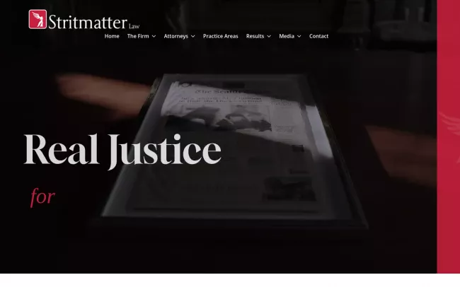 Screenshot of the Stritmatter Kessler Koehler Moore Website