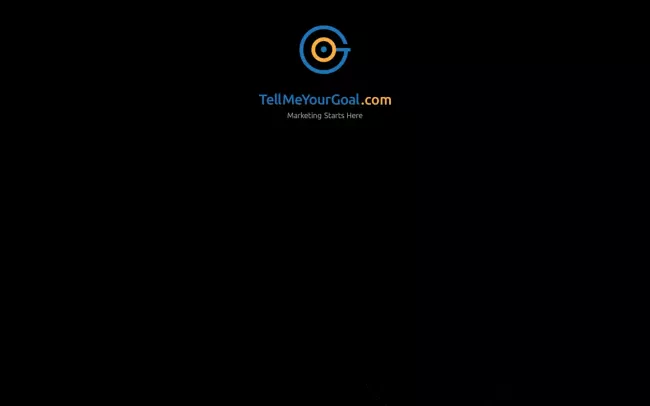 Screenshot of the Tell Me Your Goal, LLC Website