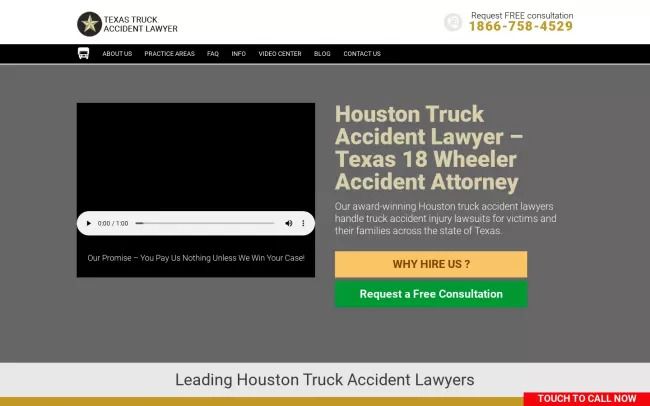 Truck Accident Lawyer Houston, Texas