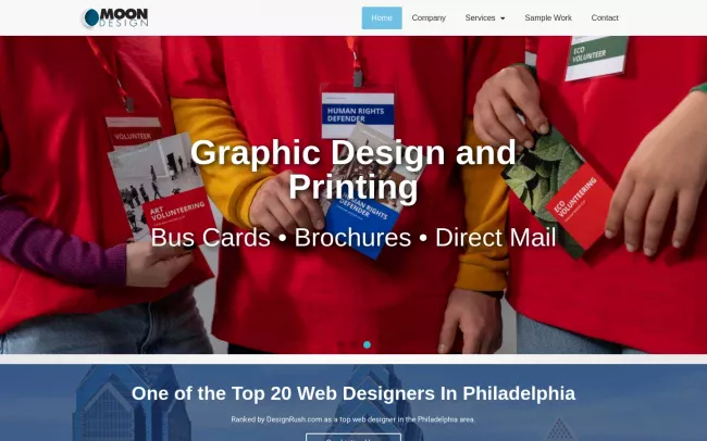 Screenshot of the Think Company Website