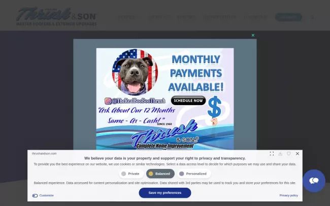 Thrush & Son, LLC | Roofing, Siding, Windows & Home Improvements You Can Be Outright Proud Of