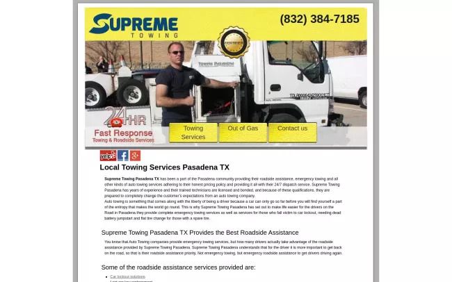 Towing Pasadena TX