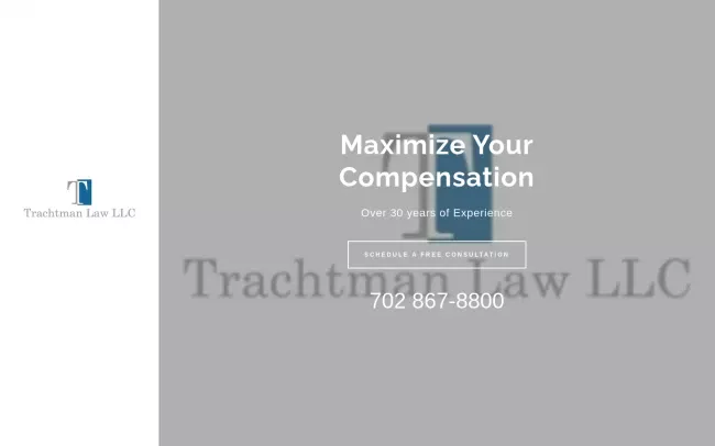 Screenshot of the Trachtman Law LLC Website
