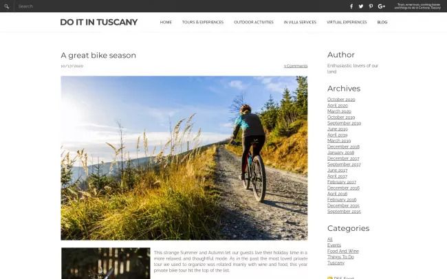 Do it in Tuscany - Private tours, outdoor activities, and services 