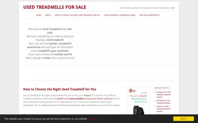 Used Treadmills for Sale