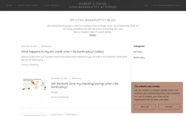 Attorney Robert S. Payne Bankruptcy Blog