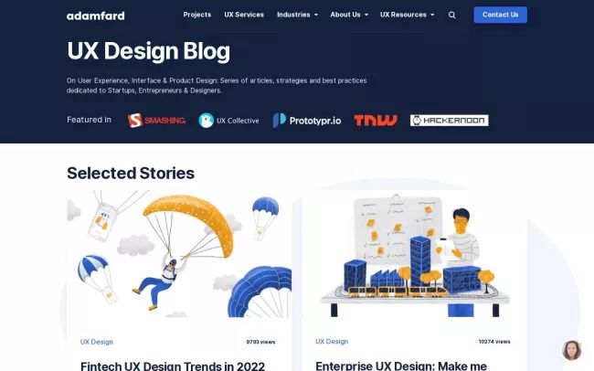 UX Design Blog by Adam Fard Studio